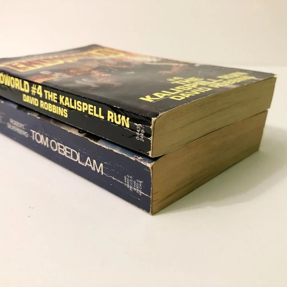 Vtg David Robbins Endworld The Kalispell Run and Tom Obedlam Robert Silverberg - Picture 3 of 16